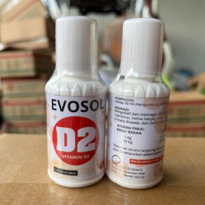 Evosol D2 drop 30ml, Vitamin D2 untuk kucing anti virus pada kucing