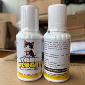 Tama Flucat 30 ml obat flu kucing kemasan baru