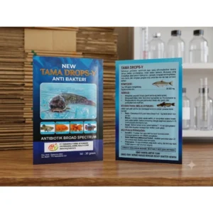TAMA DROPS-Y 30GR, Anti Bakteri, Kembung dan Berputar-putar Pada Ikan